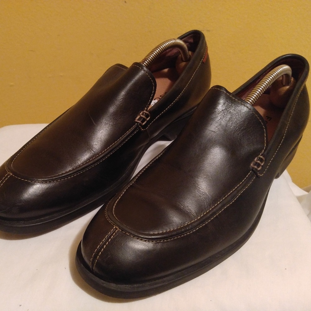 Fossil Mens Loafers Sz 10.5 Black